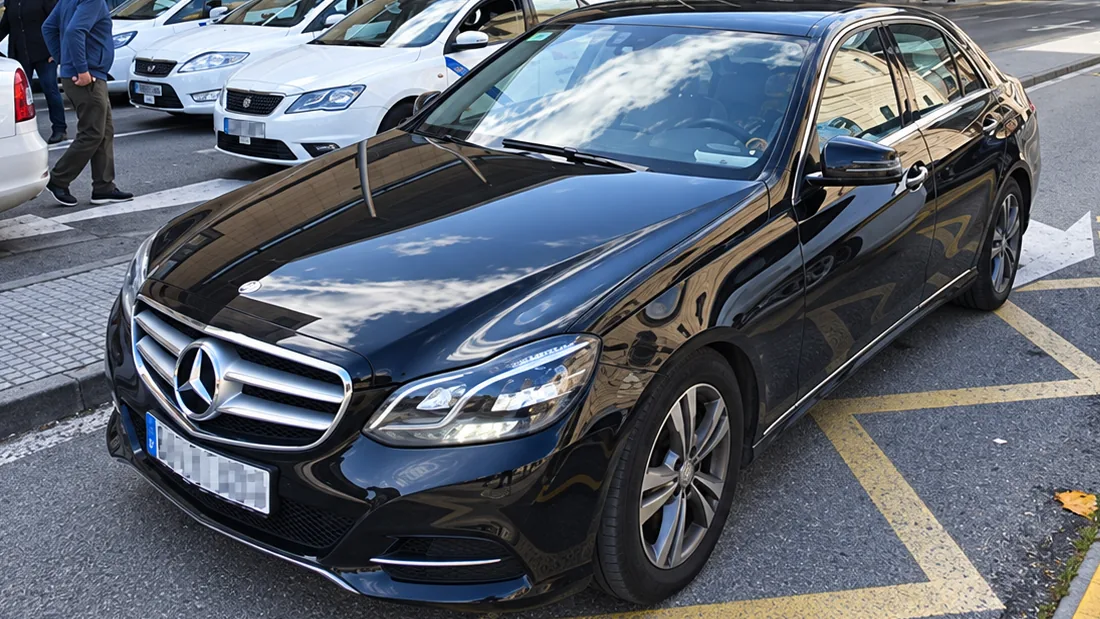 Berlina negra en Málaga