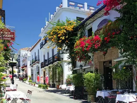 Calle del casco antiguo de Marbella